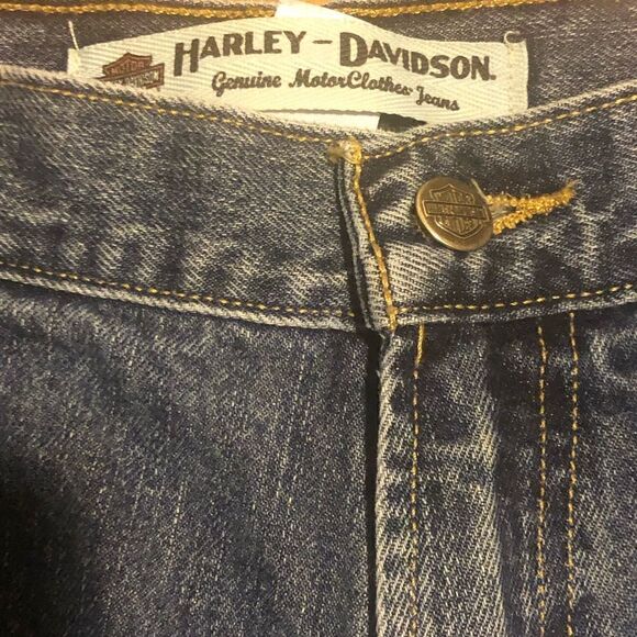 Harley-Davidson men’s jeans. Size 40x30. Medium wash - Picture 3 of 8